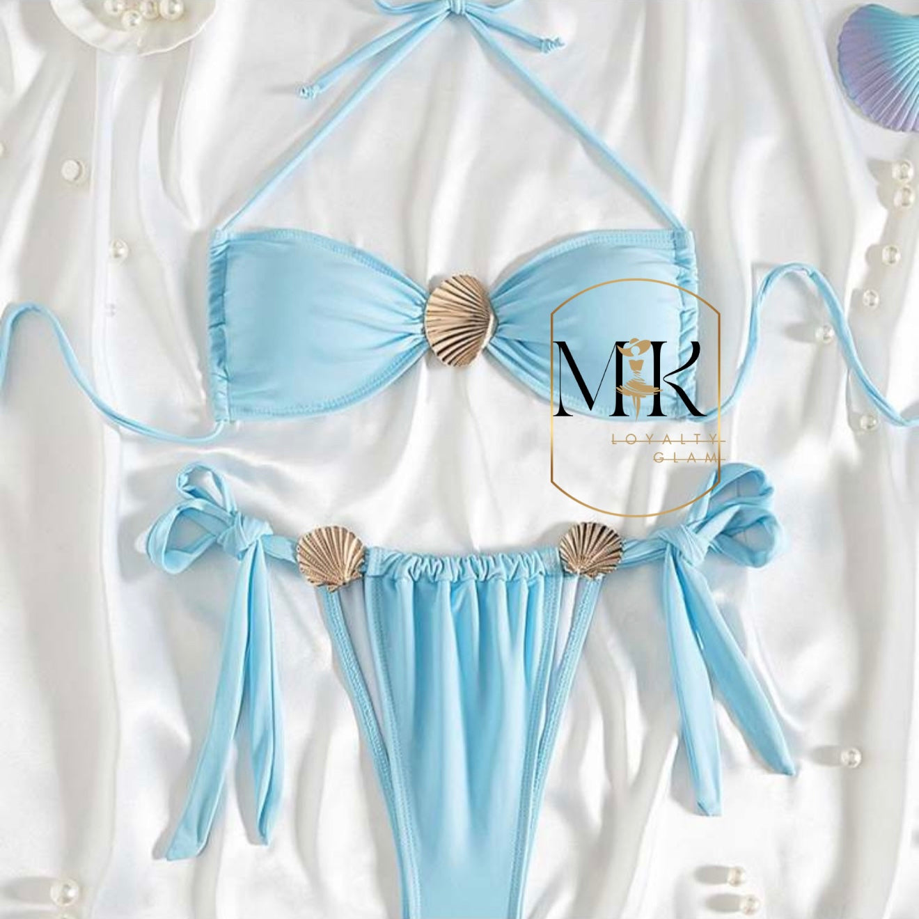 Metal Bikini Light Blue